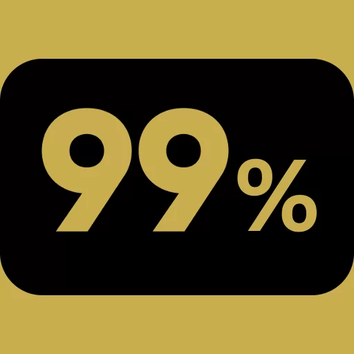 99% satisfied customers